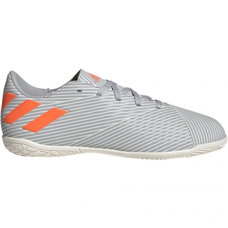 Ghete de fotbal Adidas Nemeziz 19.4 In Jr EF8307 multicolor nuanțe de gri