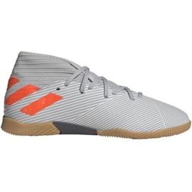 Ghete de fotbal Adidas Nemeziz 19.3 In Jr EF8304 gri gri Ghete de fotbal Adidas Nemeziz 19.3 In Jr EF8304 gri gri