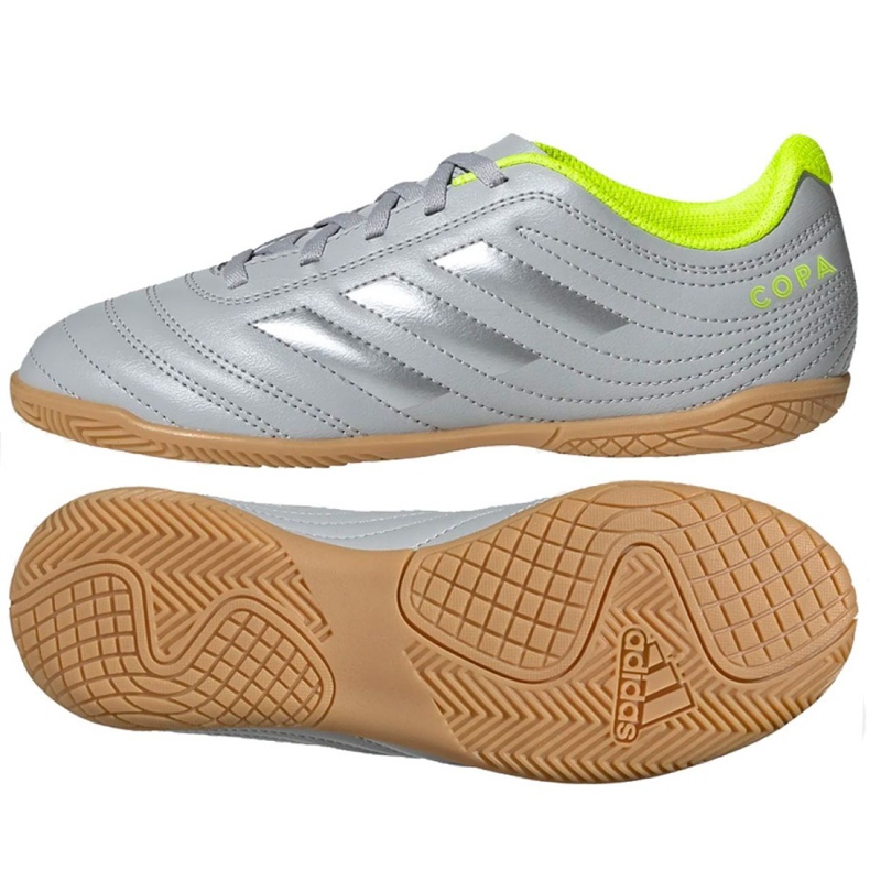 Încălțăminte de interior adidas Copa 20.4 In Jr EF8354 gri argint