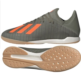 Încălțăminte de interior adidas X 19.3 In M EF8367 gri gri
