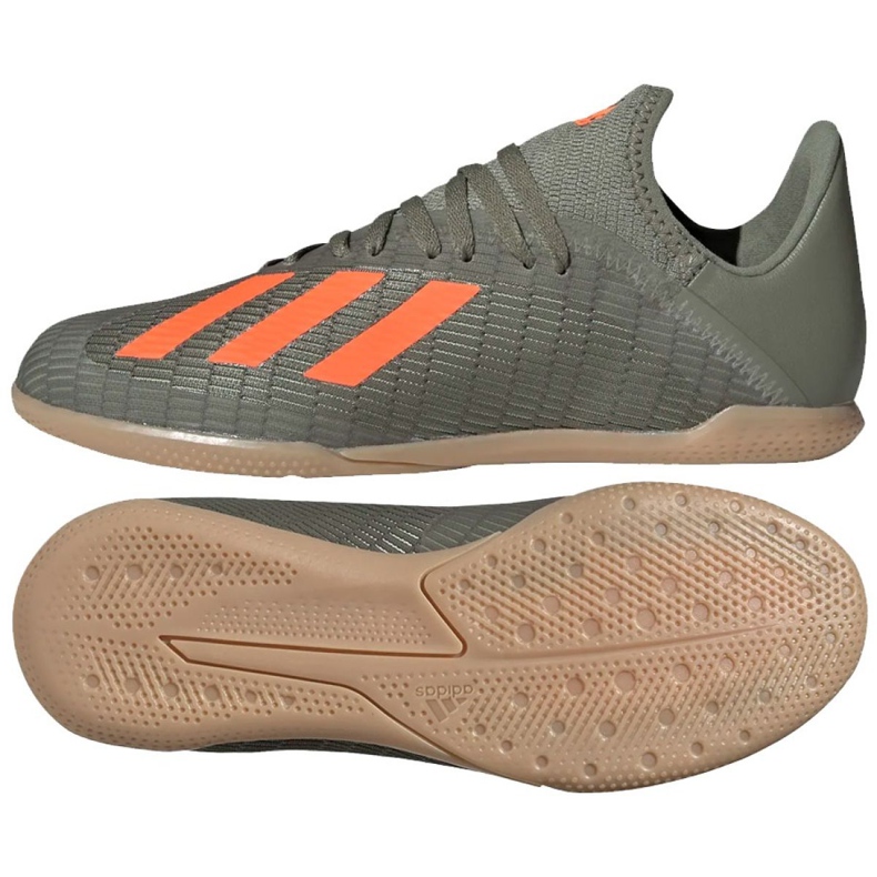 Încălțăminte de interior adidas X 19.3 In Jr EF8376 gri gri