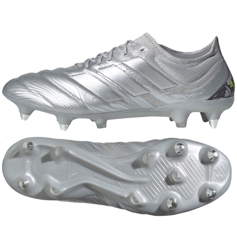 Ghete de fotbal Adidas Copa 20.1 Sg M EF8325 gri argint