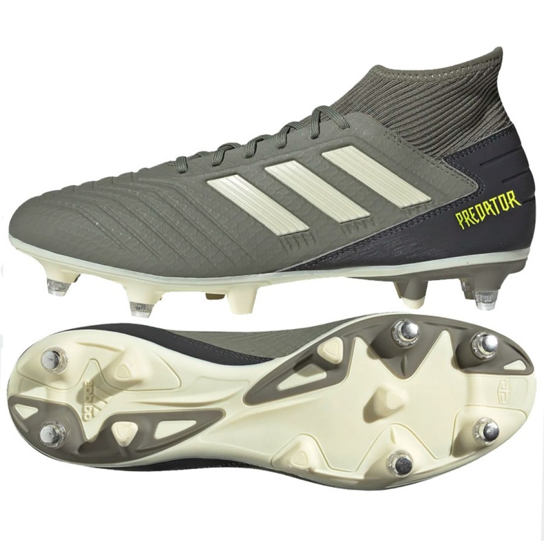 Ghete de fotbal Adidas Predator 19.3 Sg M EG2830 gri gri