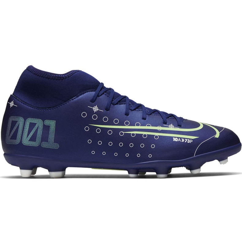 Pantof de fotbal Nike Mercurial Superfly 7 Club Mds FG / MG M BQ5463 401 albastru marin albastru