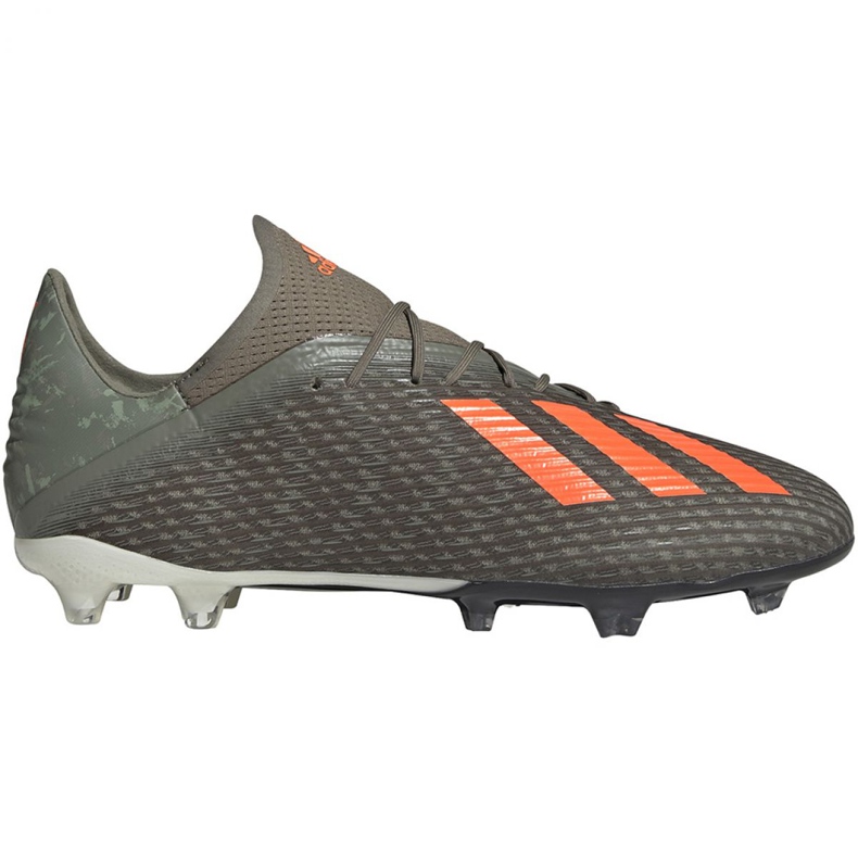 Ghete de fotbal Adidas X 19.2 Fg M EF8364 verde gri Ghete de fotbal Adidas X 19.2 Fg M EF8364 verde gri