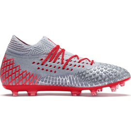Ghete de fotbal Puma Future 4.1 Netfit Fg Ag M 105579 01 multicolor gri
