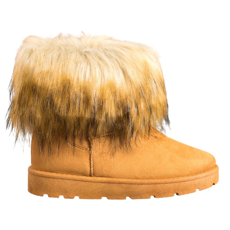 SHELOVET Camila Mukluki Cu Blana maro