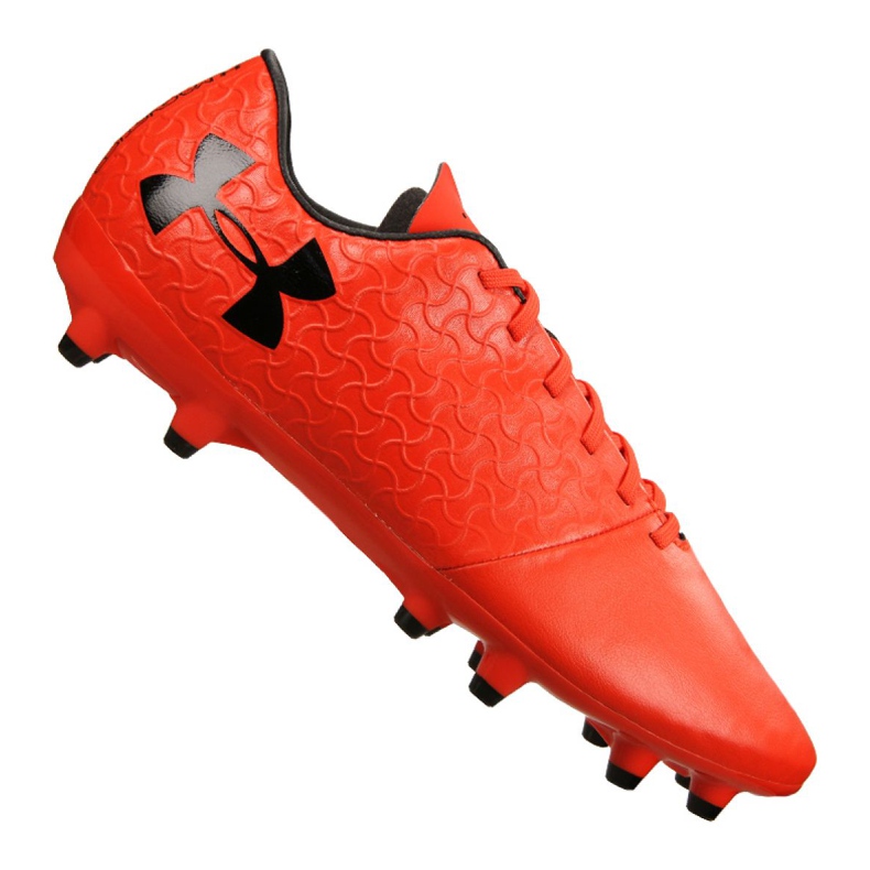 Ghete de fotbal Under Armour Magnetico Select Fg M 3000 115-600 portocale roșu