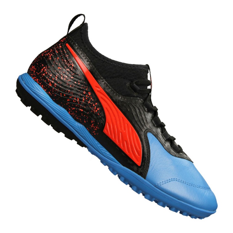 Ghete de fotbal Puma One 19.3 Lth Tt Tr M 105489-01 multicolor negru