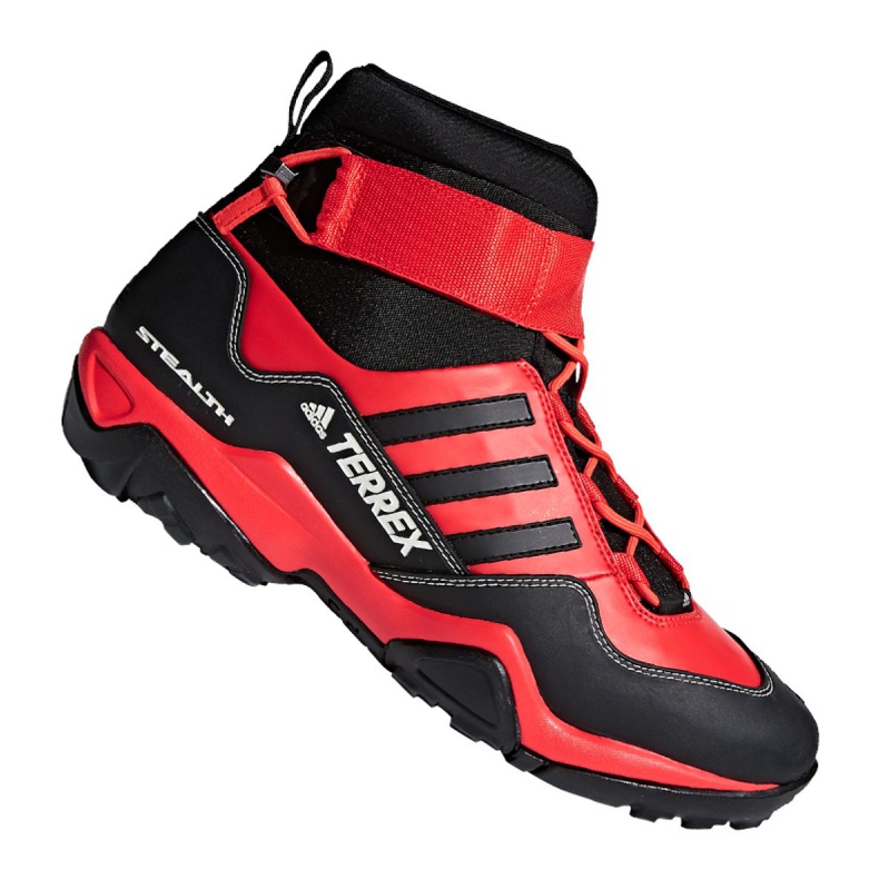 Pantofi de trekking adidas Terrex Hydro Lace M CQ1755 negru roșu