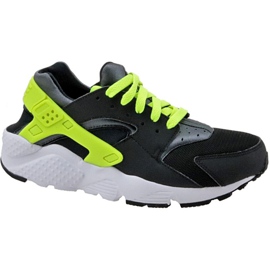 Pantofi Nike Huarache Run Gs W 654275-017 negru galben