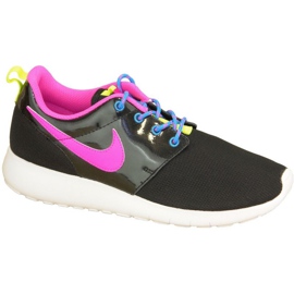 Pantofi Nike Roshe One Gs W 599729-011 negru roz multicolor