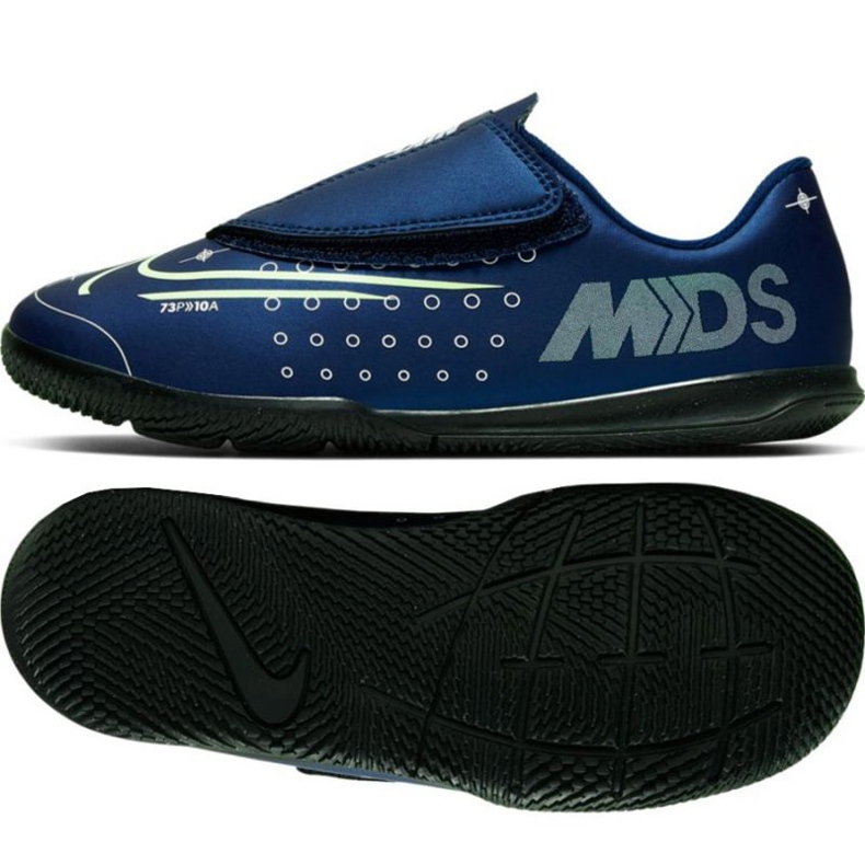 Încălțăminte de interior Nike Mercurial Vapor 13 Club Mds Ic PS (V) Jr CJ1176-401 albastru marin albastru marin