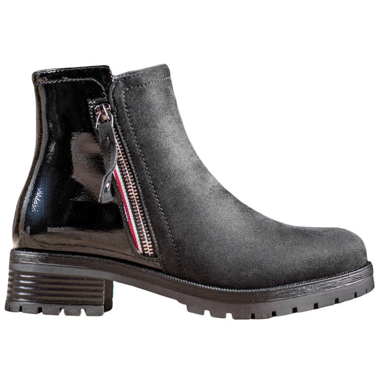 SHELOVET Muncitori cu fermoar ornamentat negru