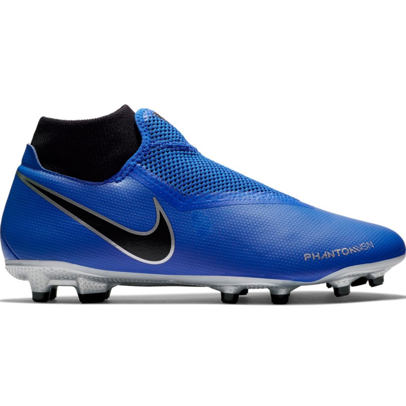 Pantof de fotbal Nike Phantom Vsn Academy Df FG / MG M AO3258 400 multicolor albastru