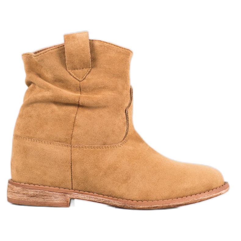 Bella Paris Cizme de cowboy pe o pană maro Bella Paris Cizme de cowboy pe o pană maro