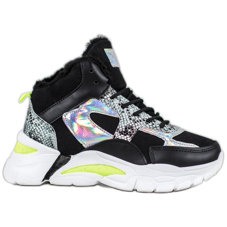 Bella Paris Adidași cu efect Holo negru