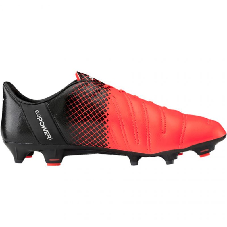 Ghete de fotbal Puma evoPOWER 1.3 Lth Fg M 103850 01 multicolor portocale