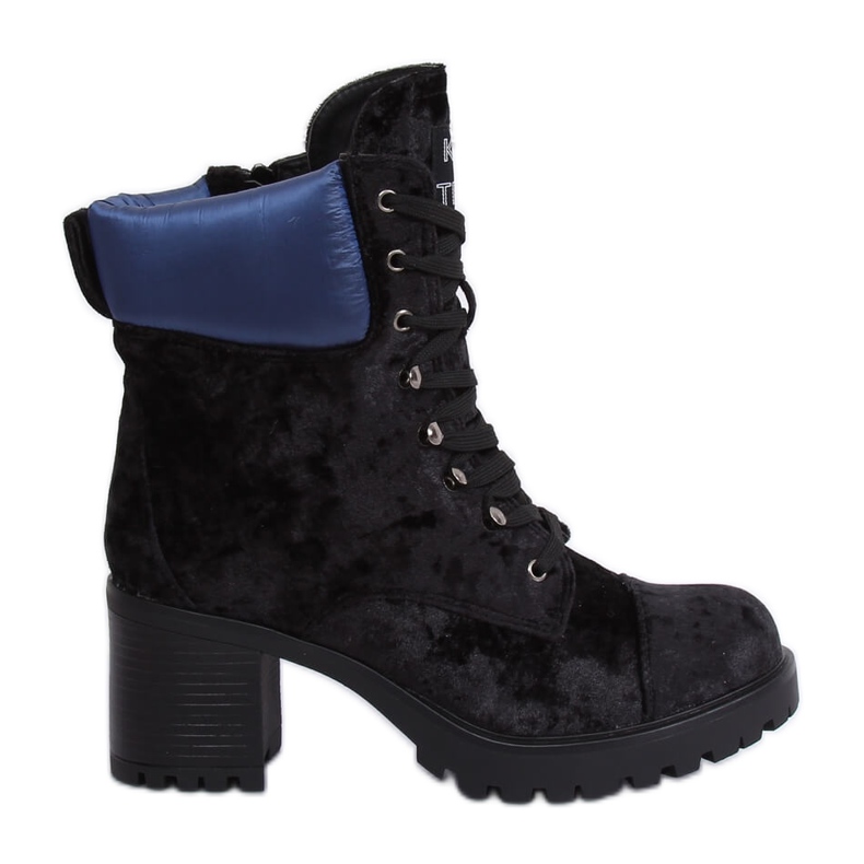 Muncitori din velur negru K1835203 Negru