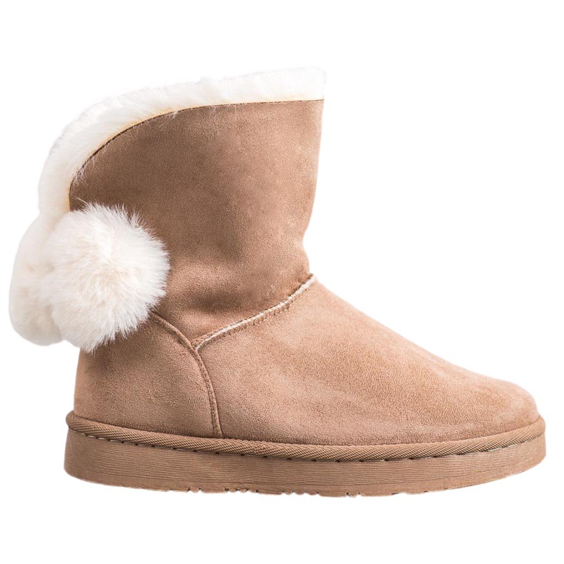 SHELOVET Mukluki din piele caldă maro