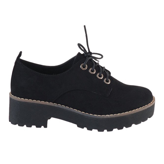 Pantofi negri cu toc înalt LL183 negru