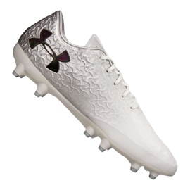 Ghete de fotbal Under Armour Magnetico Pro Fg M 3000 111-100 alb gri Ghete de fotbal Under Armour Magnetico Pro Fg M 3000 111-100 alb gri