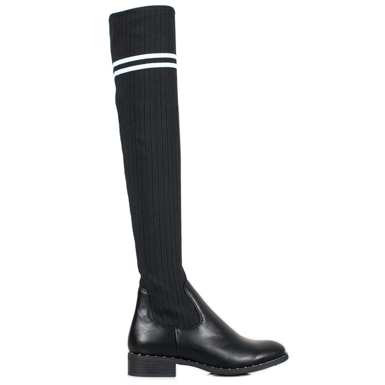 Bestelle Cizme Slip-On la modă negru