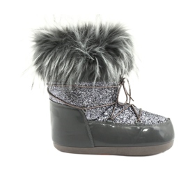 Cizme de zăpadă confortabile gri