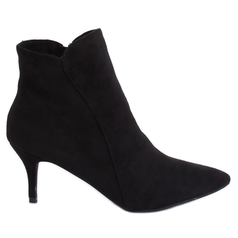 Cizme negre pe toc mic K1906806 Negru