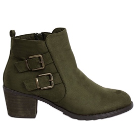 Cizme verzi cu toc înalt K1809305 Kaki verde Cizme verzi cu toc înalt K1809305 Kaki verde