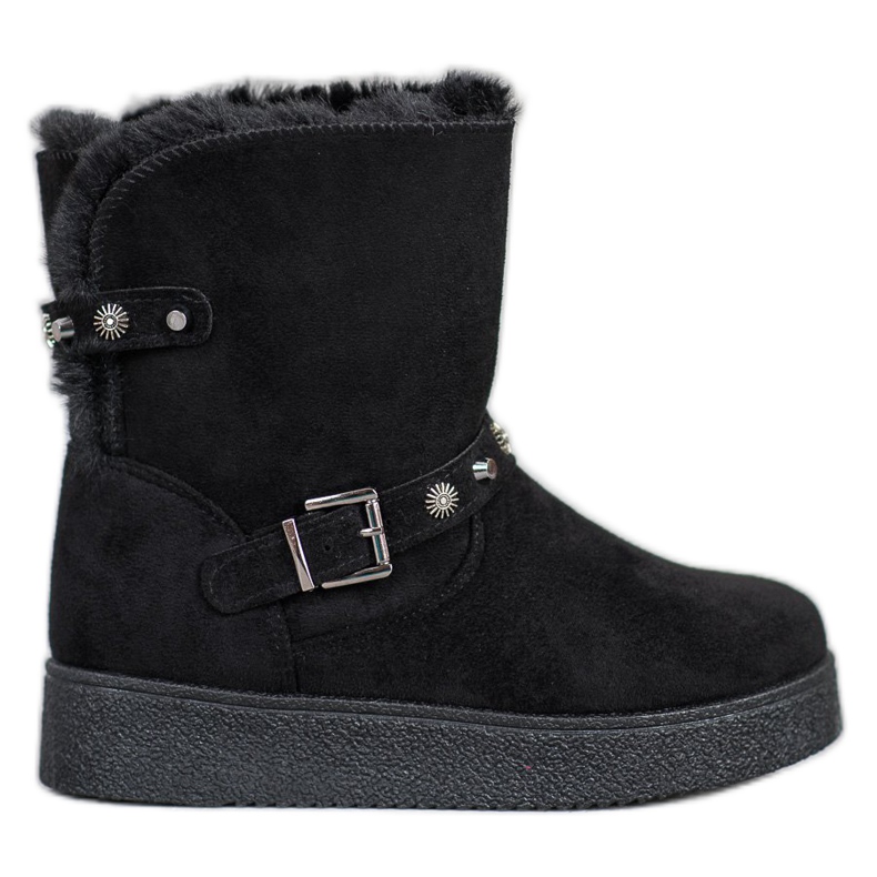 SHELOVET Mukluki cu jeturi negru