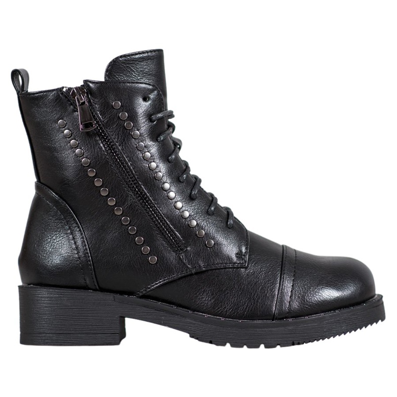 J. Star Muncitori calzi cu pietre de stras negru