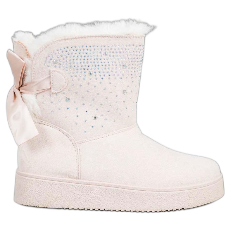 SHELOVET Mukluki Cu Cristale maro