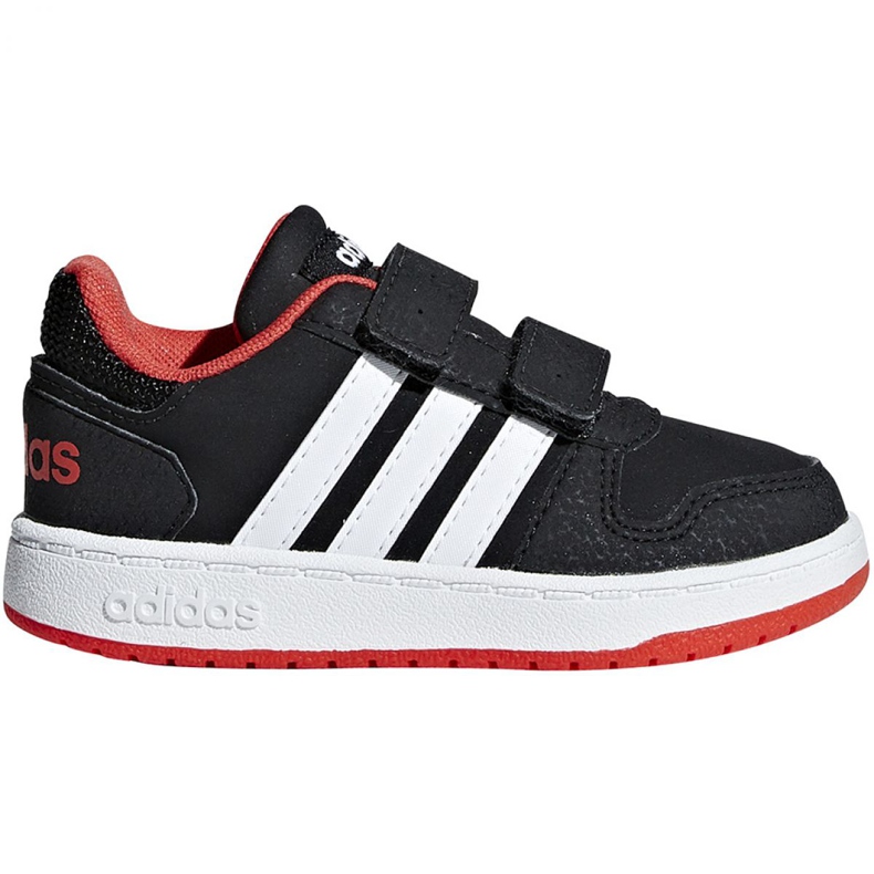 Adidas Hoops 2.0 Cmf I Jr B75965 negru Adidas Hoops 2.0 Cmf I Jr B75965 negru