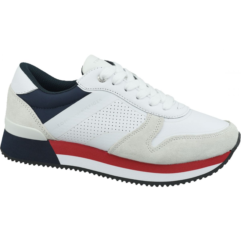 Pantofi Tommy Hilfiger Active City Sneaker W FW0FW04304 020 alb roșu albastru marin