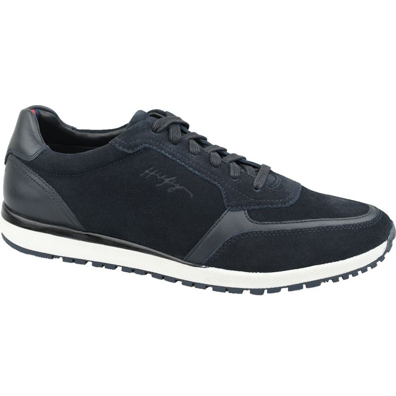 Încălțăminte Tommy Hilfiger Premium Suede Runner M FM0FM02551 Cki albastru marin