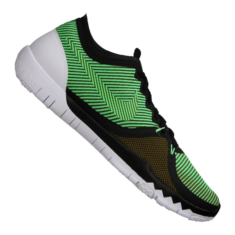 Pantof de antrenament Nike Free Trainer 3.0 V4 M 749361-033 negru verde Pantof de antrenament Nike Free Trainer 3.0 V4 M 749361-033 negru verde