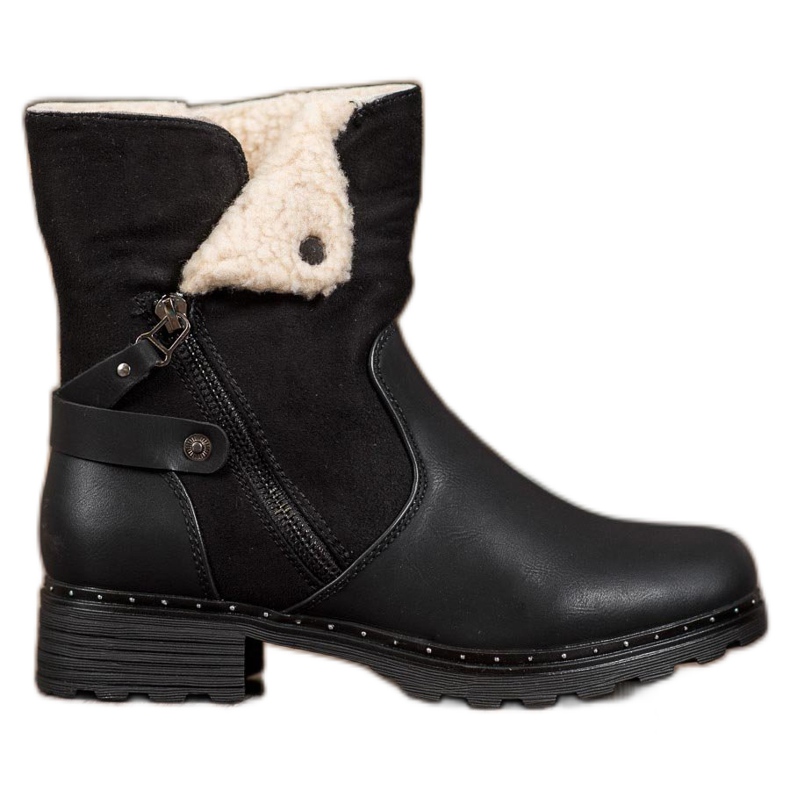 SHELOVET Muncitorii cu pantofi înfășurați negru SHELOVET Muncitorii cu pantofi înfășurați negru