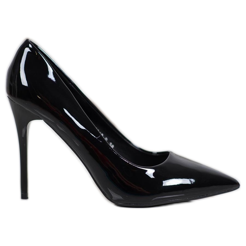 SHELOVET Pompele lăcuite negru