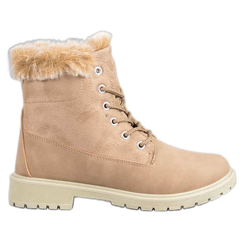 SHELOVET Trappers confortabili maro