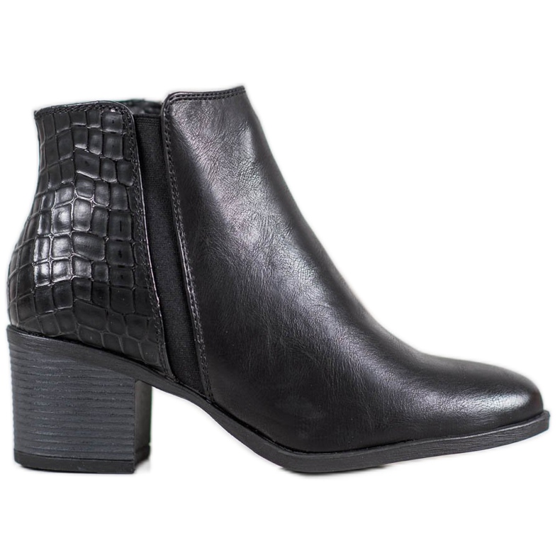 Super Me Cizme Warm Snake Print negru