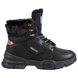 Yes Mile Adidași cu blană negru