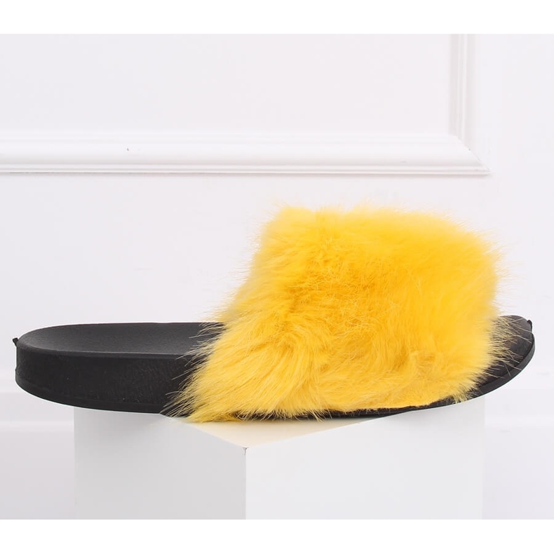 Galben Flip-flops cu blană CK107P Galben