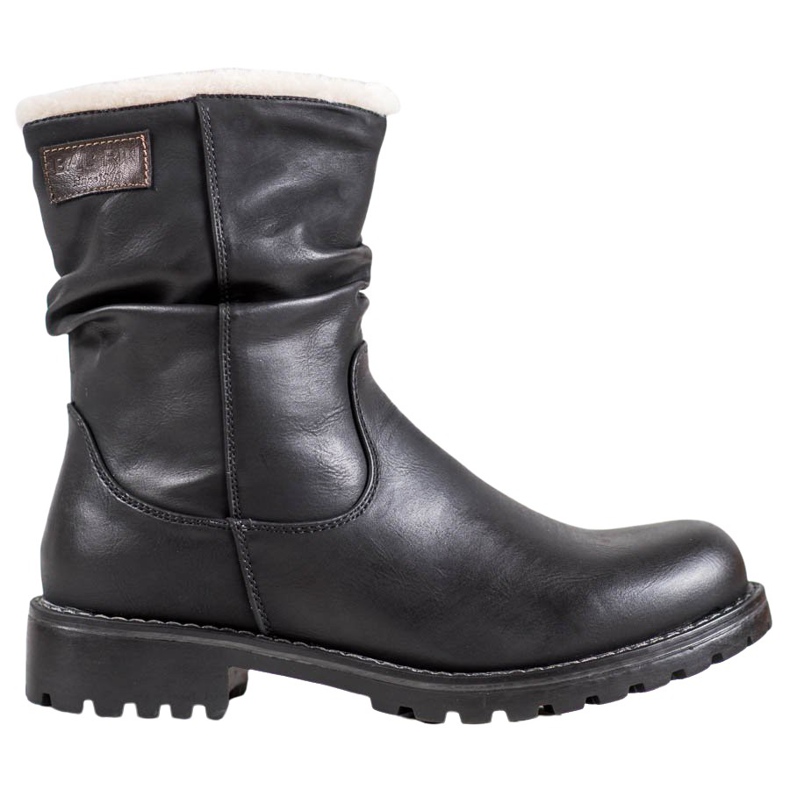 SHELOVET Muncitorii cu pantofi înfășurați negru