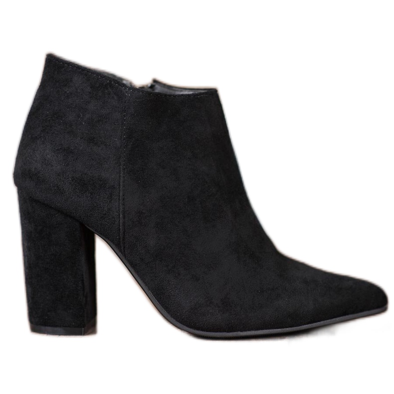 Marquiz Cizme sexy cu fermoar negru