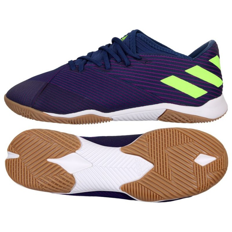 Pantofi Adidas Nemeziz Messi 19.3 In M EF1812 albastru marin albastru și bleumarin