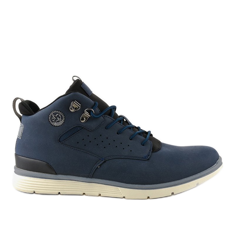 Cizme bărbătești izolate bleumarin X925-2 albastru marin Cizme bărbătești izolate bleumarin X925-2 albastru marin