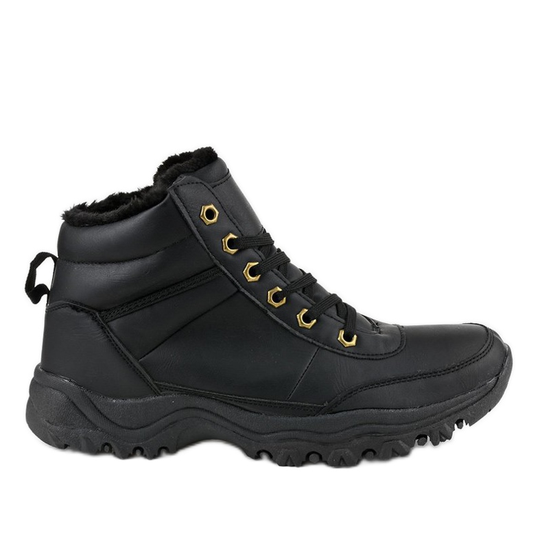 Cizme izolate negre pentru bărbați GT-9578-1 negru