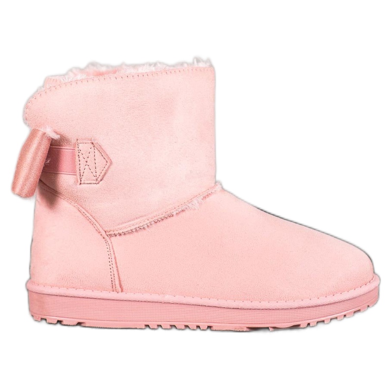 SHELOVET Pulbere Mukluki cu arc roz