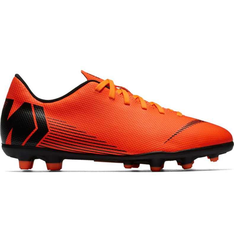 Pantofi de fotbal Nike Mercurial Vapor 12 Club Mg Jr AH7350-810 portocale portocale